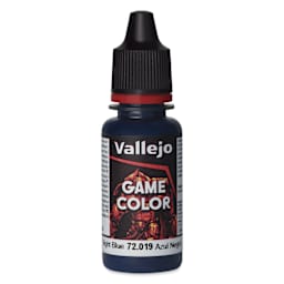 Vallejo Game Color Acrylic Paint - Night Blue, 18 ml - front