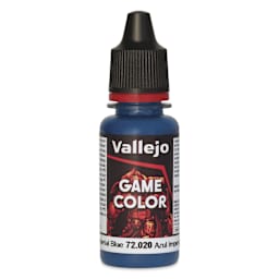 Vallejo Game Color Acrylic Paint - Imperial Blue, 18 ml - front