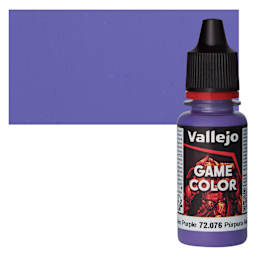 Vallejo Game Color Acrylic Paint - Alien Purple - Bottle and Swatch