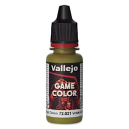 Vallejo Game Color Acrylic Paint - Camouflage Green, 18 ml - front