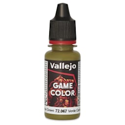 Vallejo Game Color Acrylic Paint - Cayman Green, 18 ml - front
