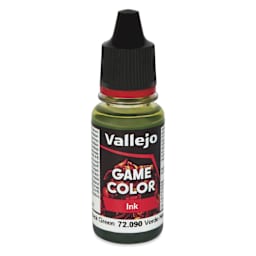 Vallejo Game Color Acrylic Ink - Black Green, 18 ml