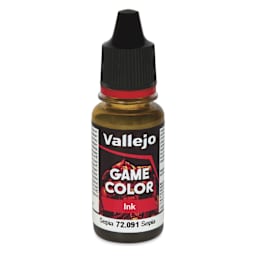 Vallejo Game Color Acrylic Ink - Sepia - front of bottle