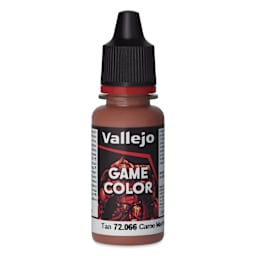Vallejo Game Color Acrylic Paint - Tan, 18 ml - front