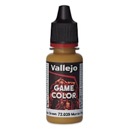 Vallejo Game Color Acrylic Paint - Plague Brown, 18 ml - front