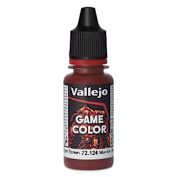 Vallejo Game Color Acrylic Paint - Gorgon Brown, 18 ml - front