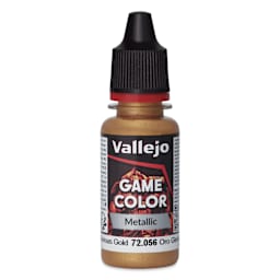 Vallejo Game Color Acrylic Paint - Glorious Gold, 18 ml - front