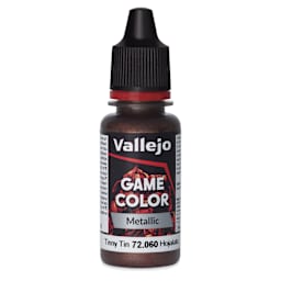 Vallejo Game Color Acrylic Paint - Tinny Tin, 18 ml - front