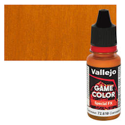 Vallejo Game Color Special FX Acrylic Paint - Galvanic Corrosion - Bottle and Swatch