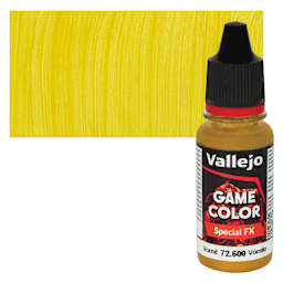 Vallejo Game Color Special FX Acrylic Paint - Vomit - Bottle and Swatch