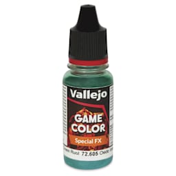 Vallejo Game Color Special FX Acrylic Paint - Green Rust, 18 ml - front