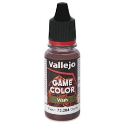 Vallejo Game Color Fluid Acrylic Wash - Flesh, 18 ml - front of bottle