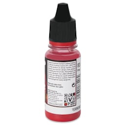 Vallejo Game Color Fluid Acrylic Wash - Red, 18 ml - side of bottle