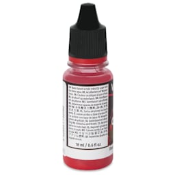 Vallejo Game Color Fluid Acrylic Wash - Red, 18 ml - back of bottle