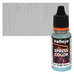 Vallejo Xpress Color Acrylic Paint - Templar White 18 ml Bottle and Swatch