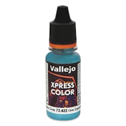 Vallejo Xpress Color Acrylic Paint - Space Grey, 18 ml - front of bottle