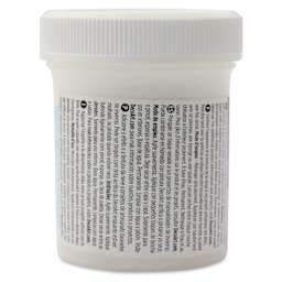 DecoArt Snow-Tex Acrylic Medium - 2 oz, back of jar