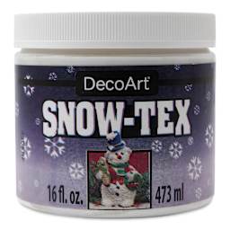 DecoArt Snow-Tex Acrylic Medium - 16 oz, jar