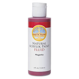 Natural Earth Paint Natural Fluid Acrylik Paint - Magenta, 118 ml - front