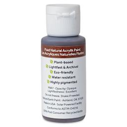 Natural Earth Paint Natural Fluid Acrylik Paint - Burnt Sienna, 30 ml back