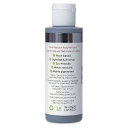 Natural Earth Paint Natural Fluid Acrylik Paint - Silver Mica, 118 ml back