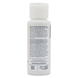 FolkArt Perle Acrylic Paint - Mother of Pearl, 2 oz back of bottle
