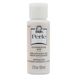 FolkArt Perle Acrylic Paint - Mother of Pearl, 2 oz bottle