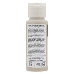 FolkArt Perle Acrylic Paint - Shimmering Silk, 2 oz back of bottle