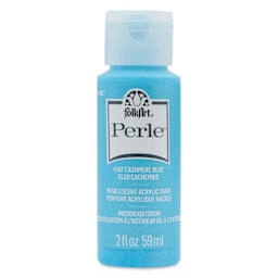 FolkArt Perle Acrylic Paint - Cashmere Blue, 2 oz bottle