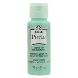 FolkArt Perle Acrylic Paint - Mint Chip, 2 oz bottle