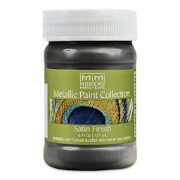Modern Masters Metallic Paint - Steel Gray, 177 ml jar