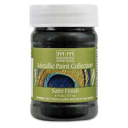 Modern Masters Metallic Paint - Black Pearl, 177 ml jar