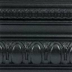 Modern Masters Metallic Paint - Black Pearl painted on a piece of trim
