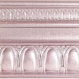 Modern Masters Metallic Paint - Rose painted on a piece of trim