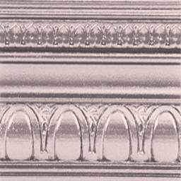 Modern Masters Metallic Paint - Rose Quartz, 177 ml jar painted on a piece of trim