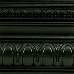 Modern Masters Metallic Paint - Emerald painted on piece of trim