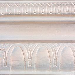 Modern Masters Metallic Paint - Flash Copper painted on a piece of trim