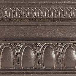 Modern Masters Metallic Paint - Ground Coffee painted on a piece of trim