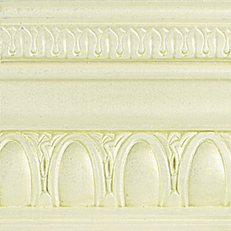 Modern Masters Metallic Paint - Flash Gold painted on a piece of trim