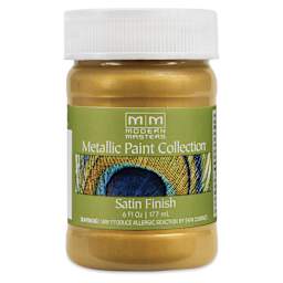 Modern Masters Metallic Paint - Rich Gold, 177 ml jar