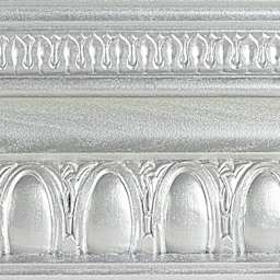 Modern Masters Metallic Paint - Silver painted on a piece of trim