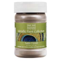 Modern Masters Metallic Paint - Warm Silver, 177 ml jar