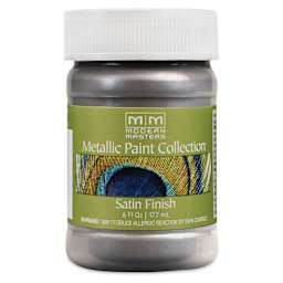 Modern Masters Metallic Paint - Platinum, 177 ml jar