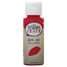 Testors Craft Acrylic Paint - Stop Sign, 2 oz Bottle