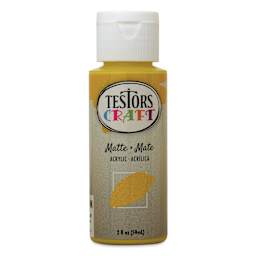 Testors Craft Acrylic Paint - Daffodil, 2 oz Bottle