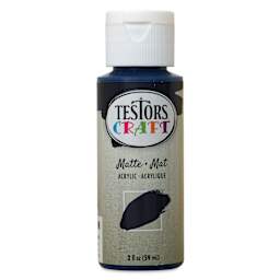 Testors Craft Acrylic Paint - Navy Blue, 2 oz Bottle