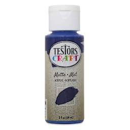 Testors Craft Acrylic Paint - Royal Blue, 2 oz Bottle