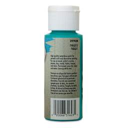 Testors Craft Acrylic Paint - Paradise, back of a 2 oz Bottle