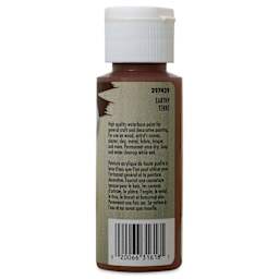 Testors Craft Acrylic Paint - Earthy, back of a 2 oz Bottle