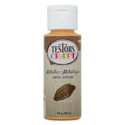 Testors Craft Acrylic Paint - Gold, 2 oz Bottle